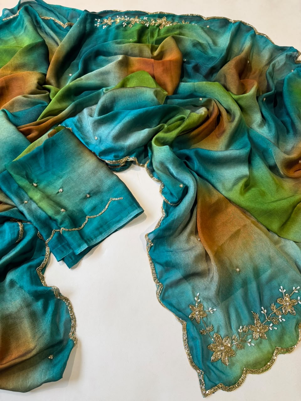 Soft Rangoli Crush Silk Sarees