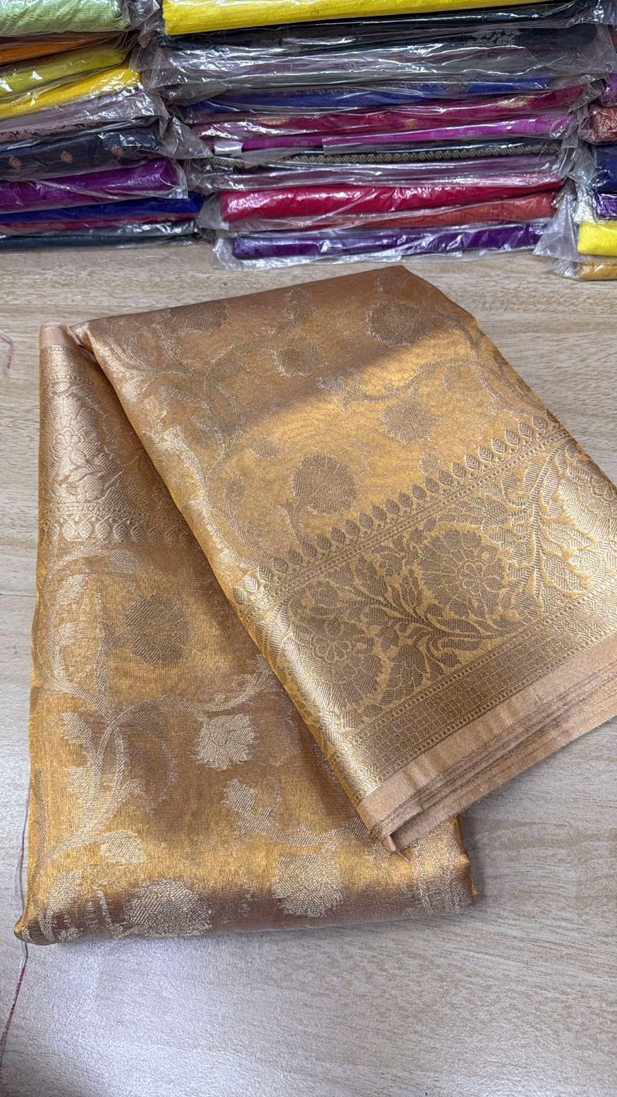 Soft Banarasi Tissue Silk Saree