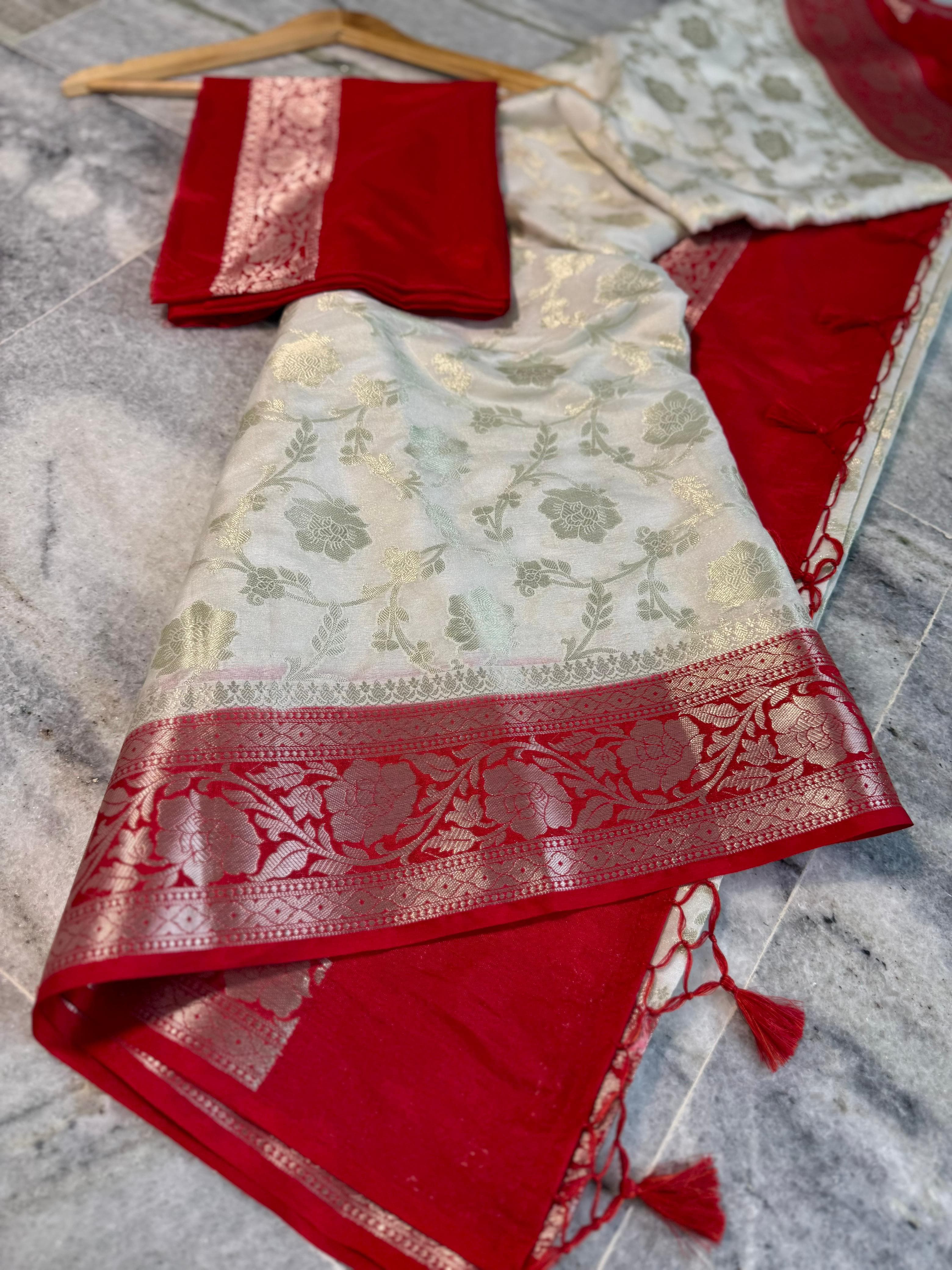 Banarasi Semi Katan Warm Silk Saree