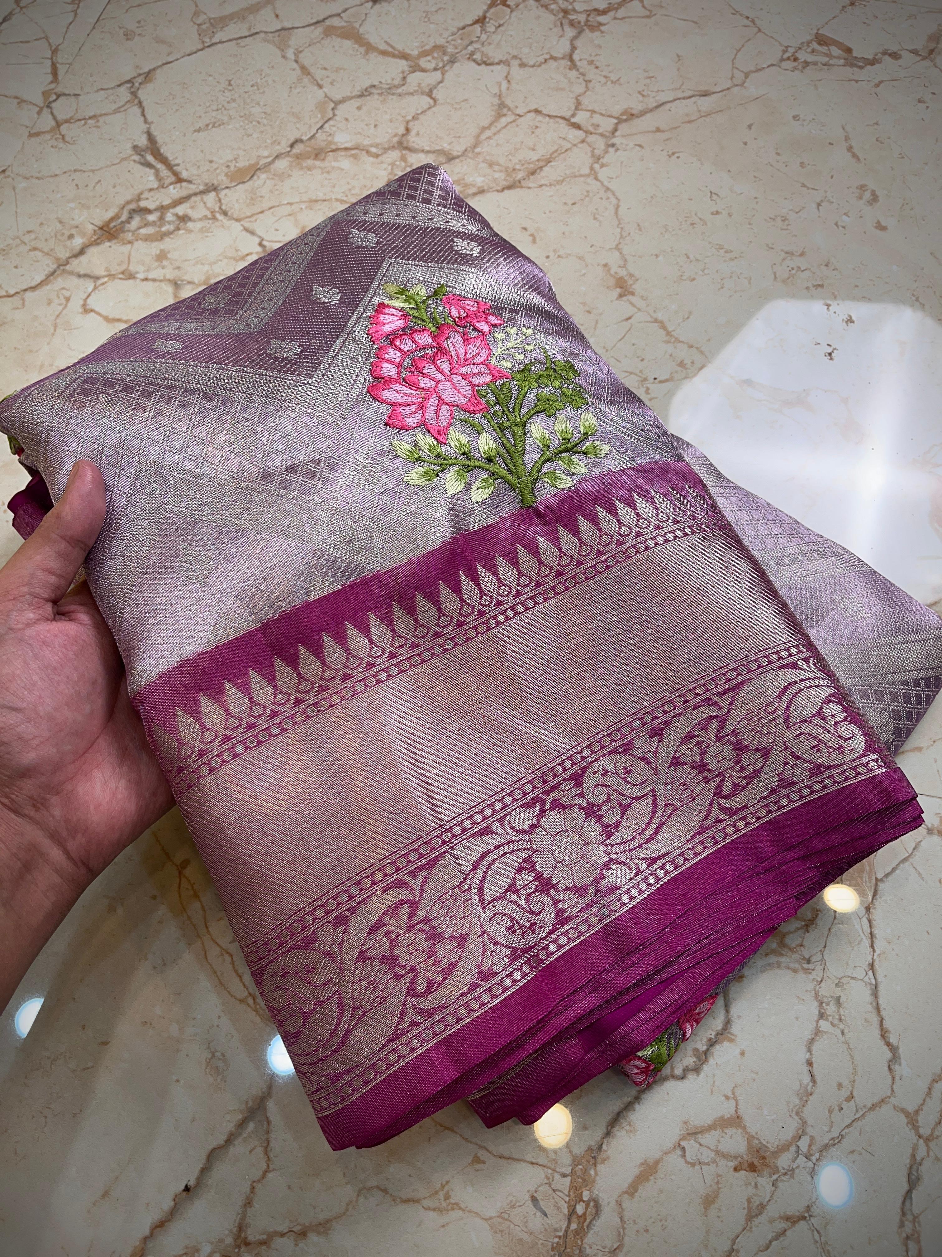 Banarasi Kanjivaram Tissue Saree