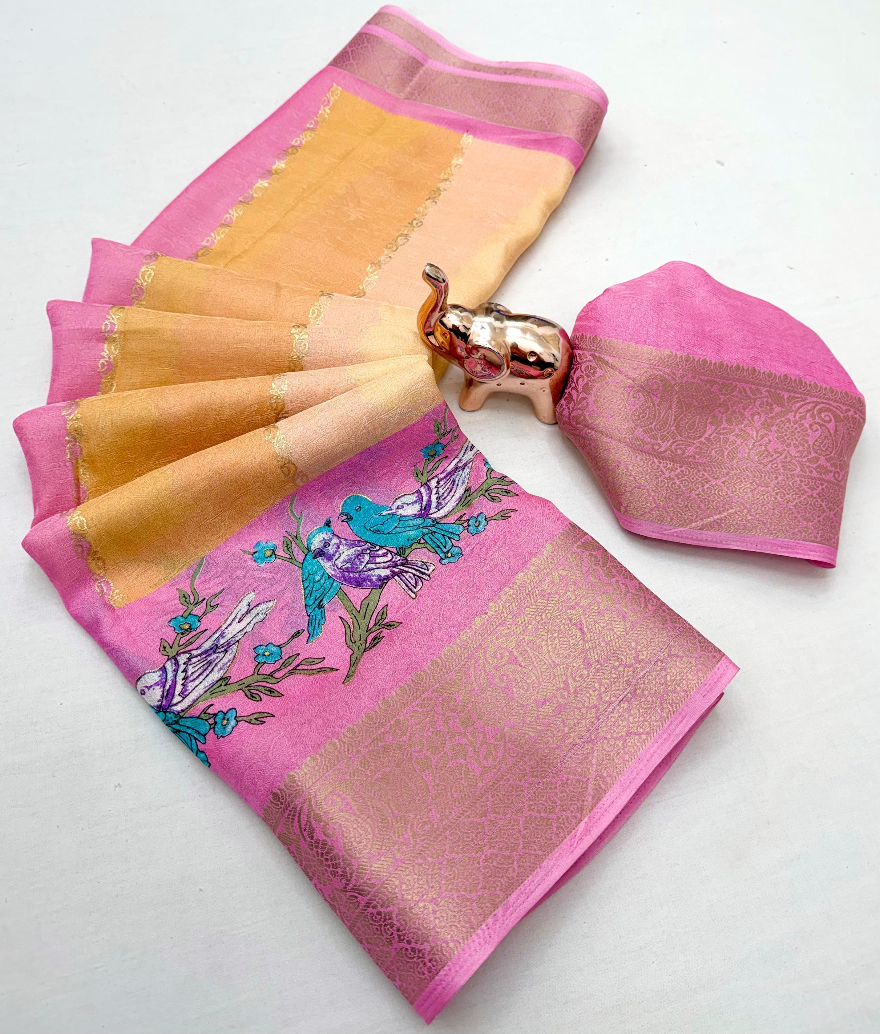 Beautiful Banarasi Georgette Sarees