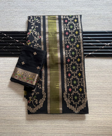 Pure Chinya Tisu Viscose Khadi Crepe Georgette Sarees