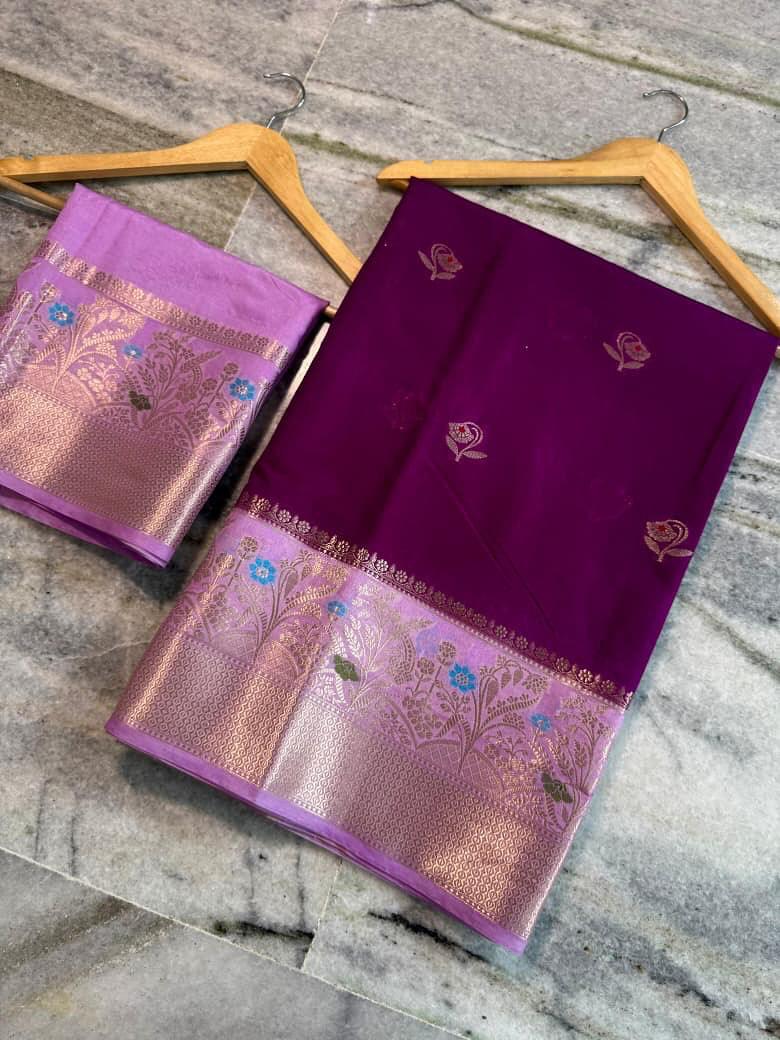 Banarasi Soft Dupion Silk Sarees