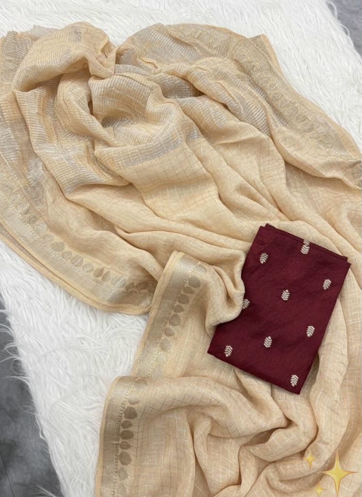 Viscose Georgette Sarees With Viscose Weaving Blouse