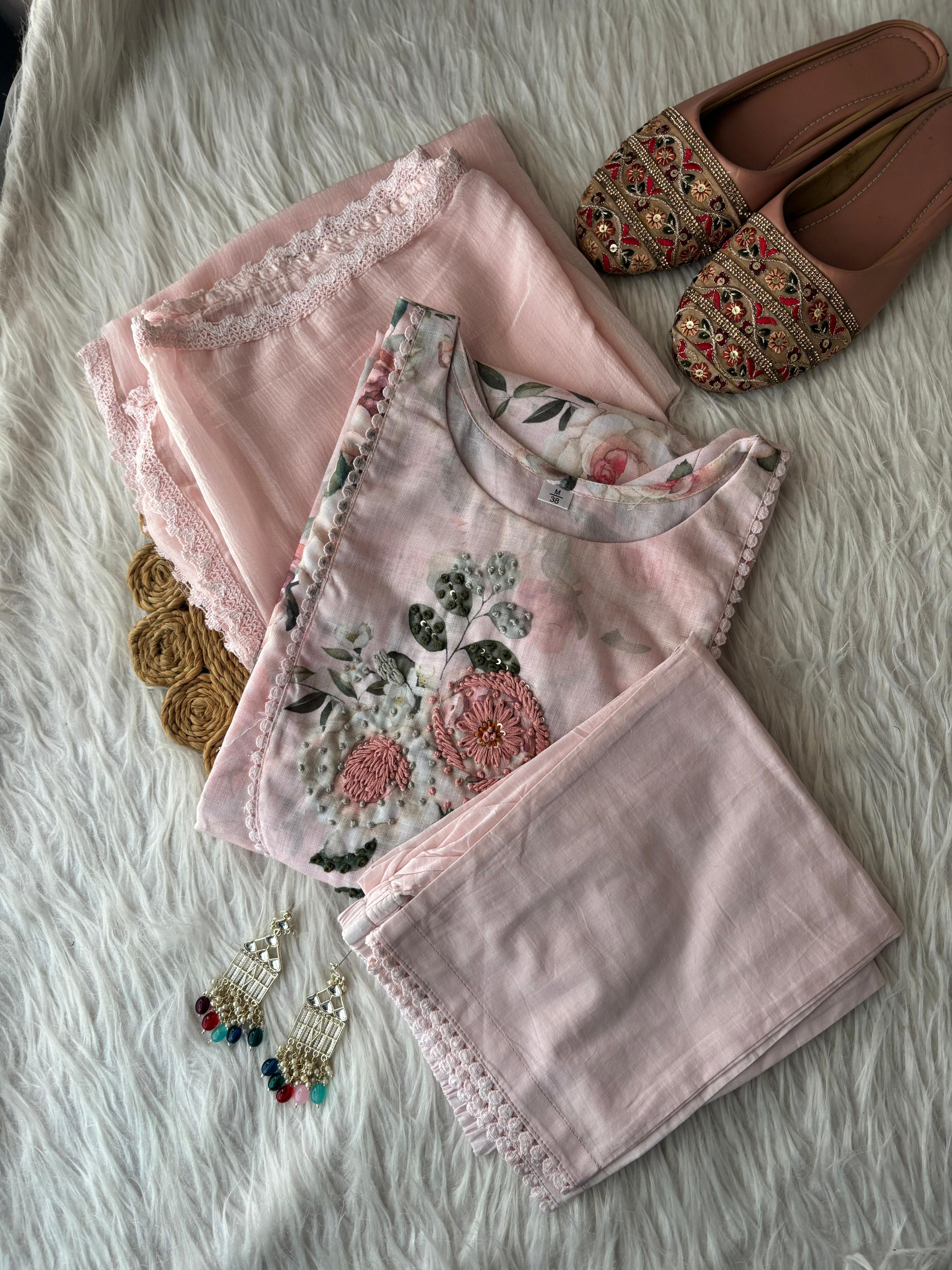 Premium Lenin Cotton Kurti sets