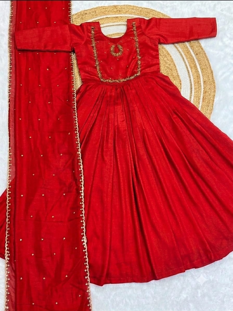 Designer Anarkali with Dupatta