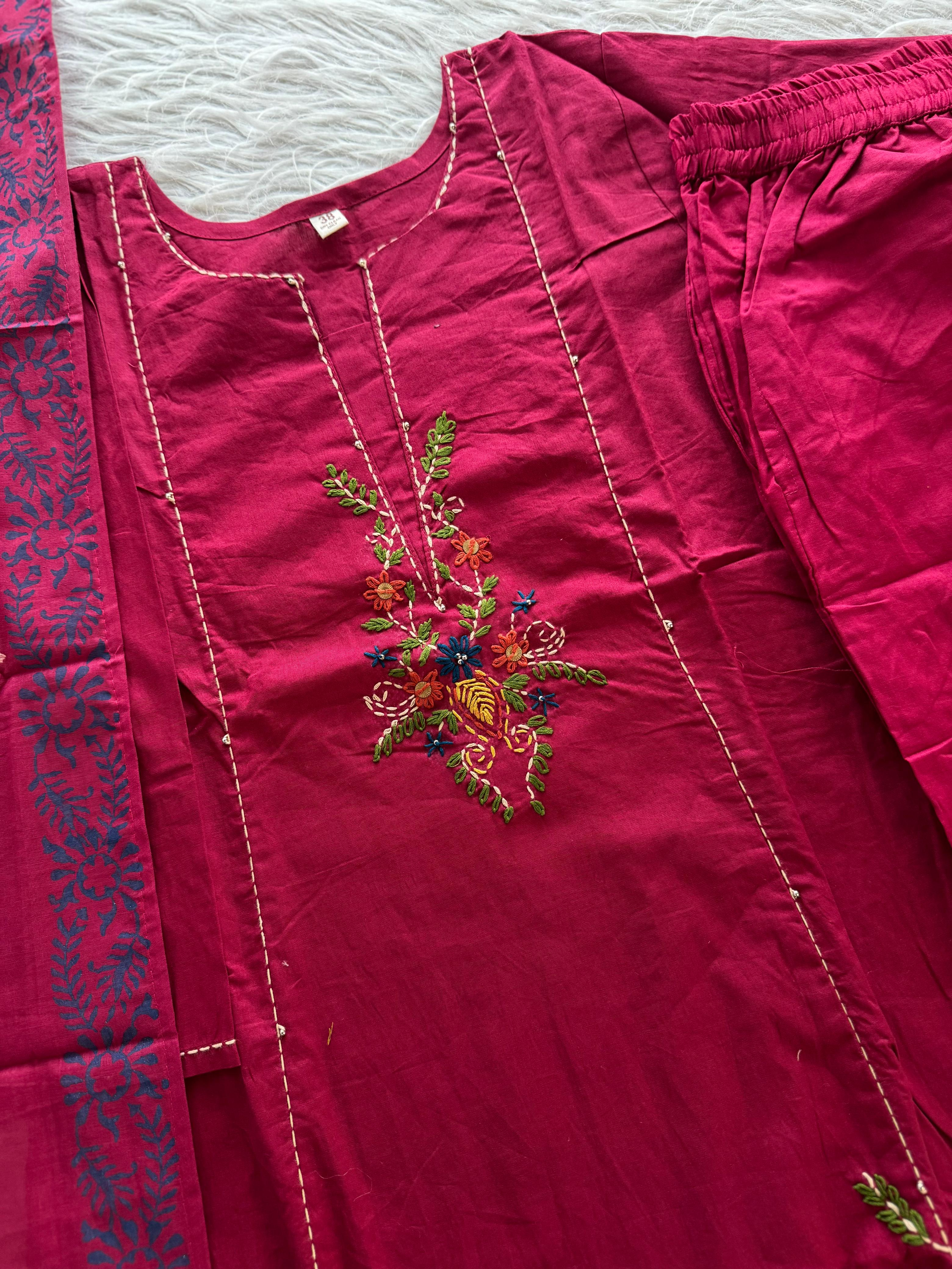 Pure Cotton Kurti Sets