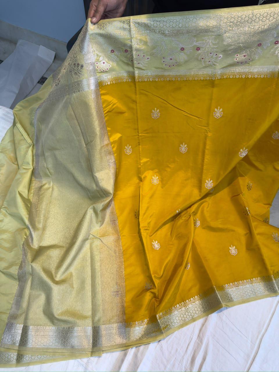 Banarasi Dyble Katan Soft Silk Sarees