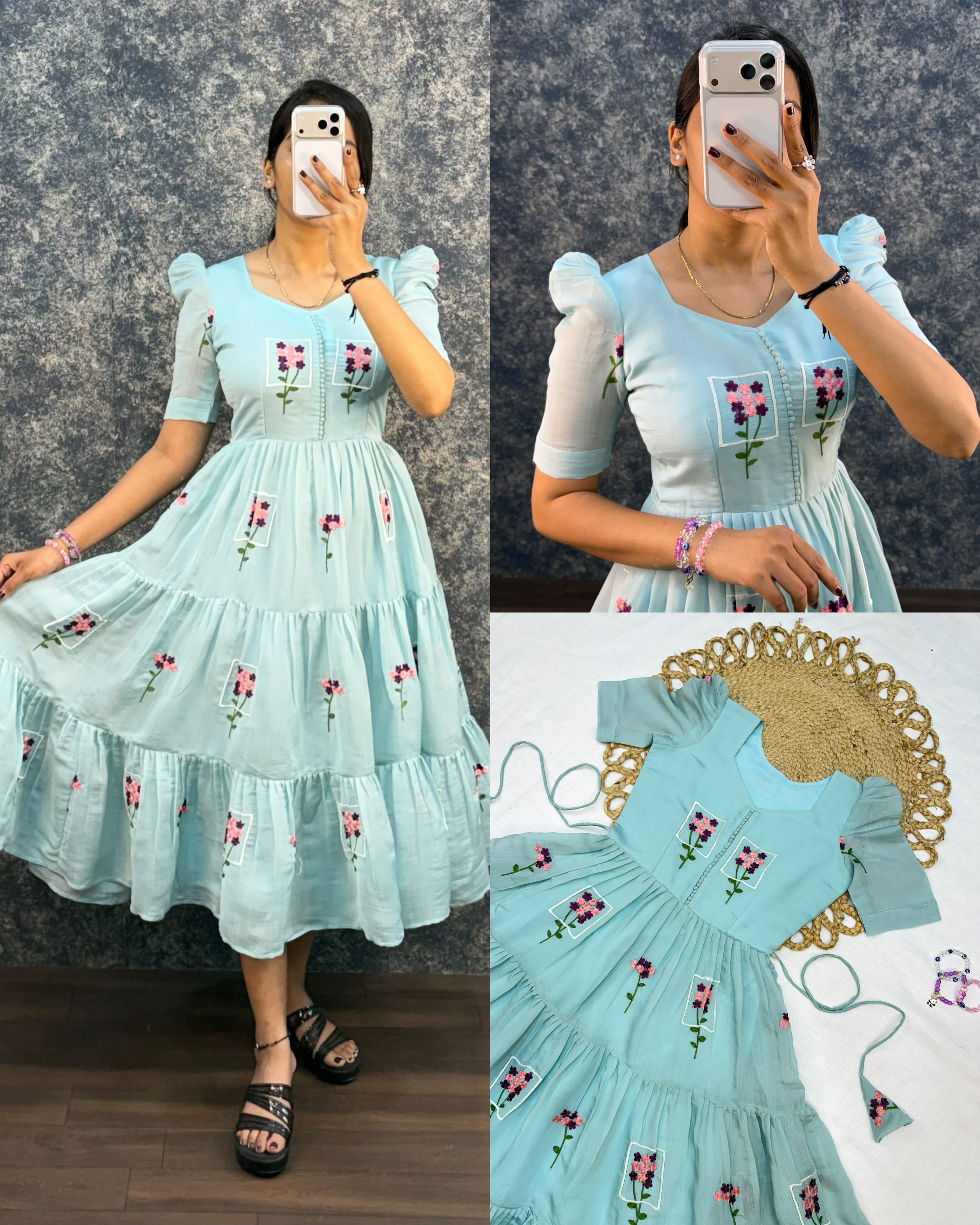 Soft Mul Cotton Maxi Gowns