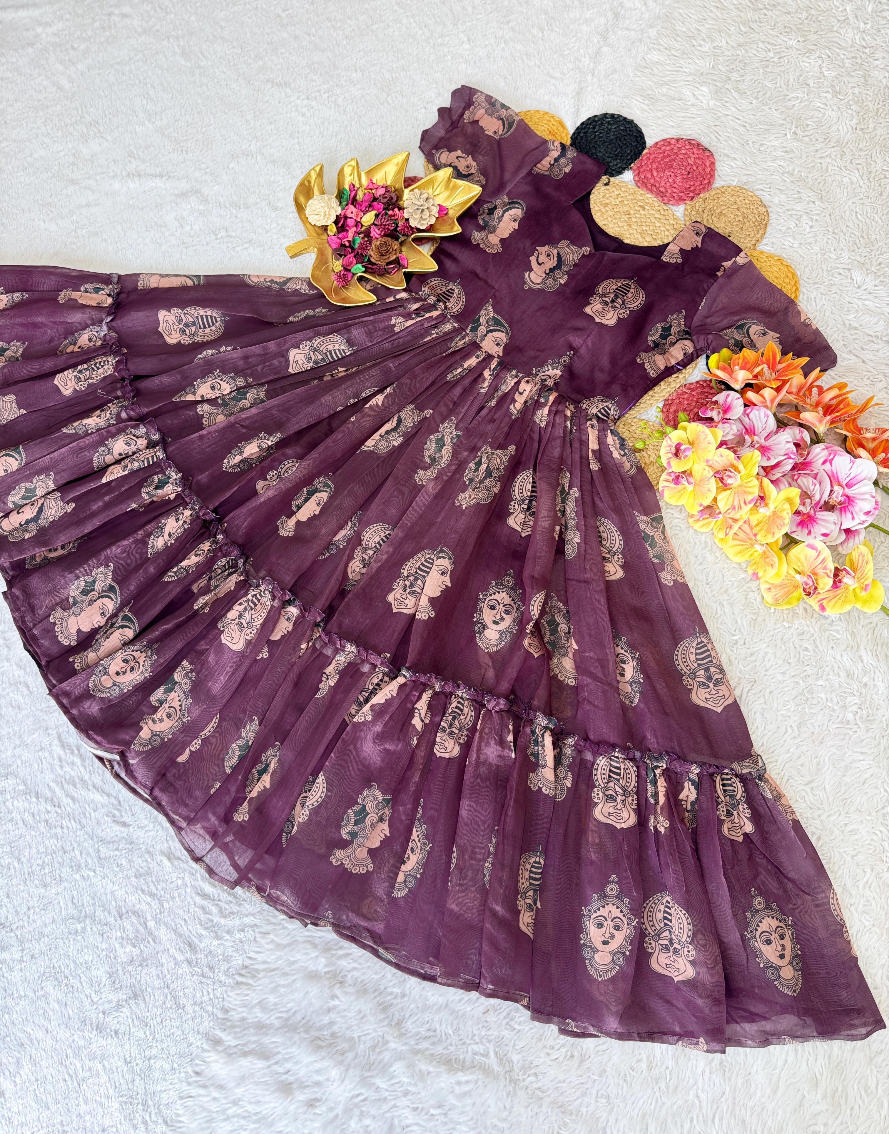 Summer Special Kalamkari Midi Gowns