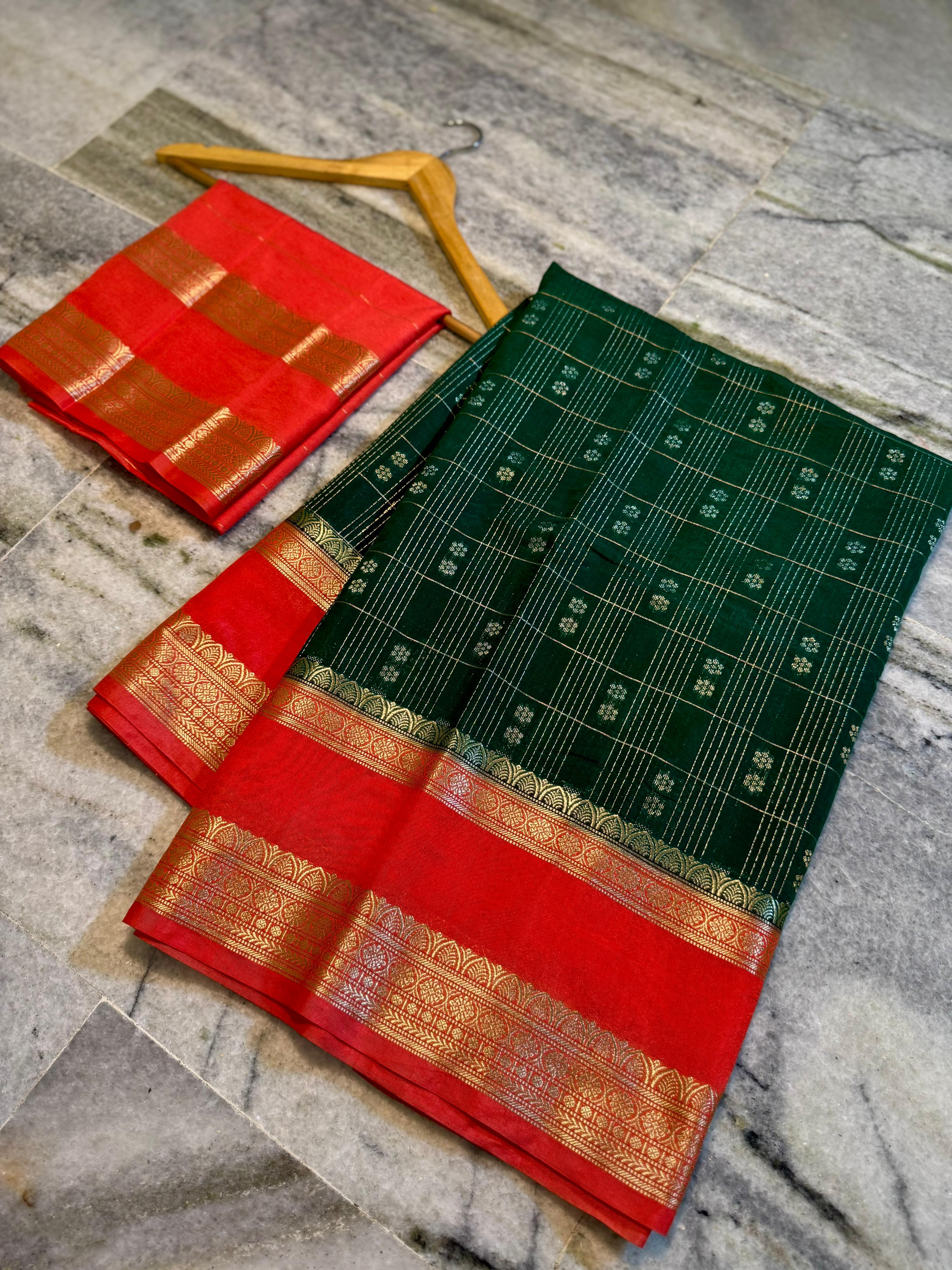 Banarasi Semi Chiniya Pattu sarees
