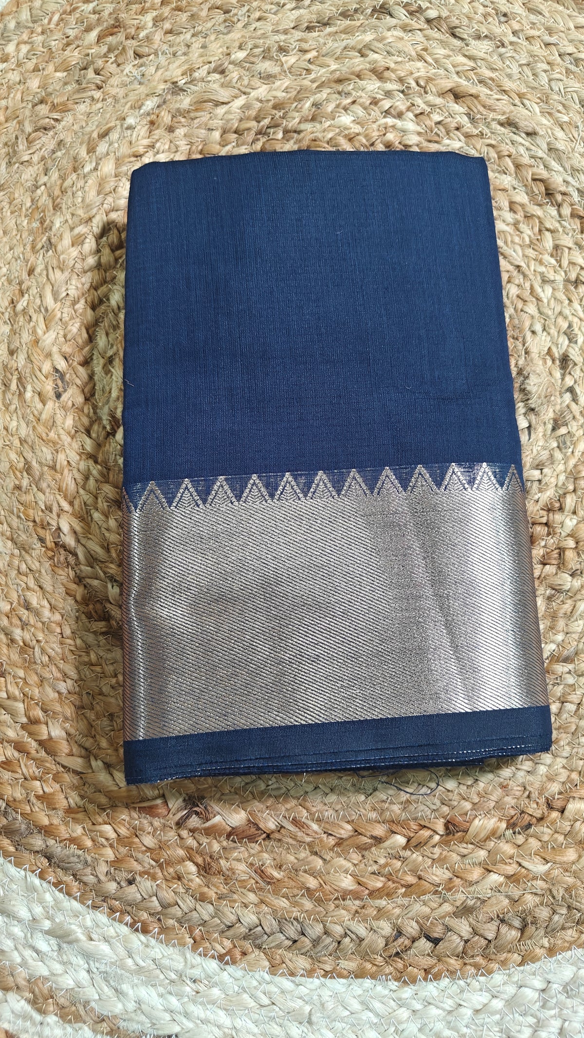Mangalagiri Pattu Sarees With Temple Border