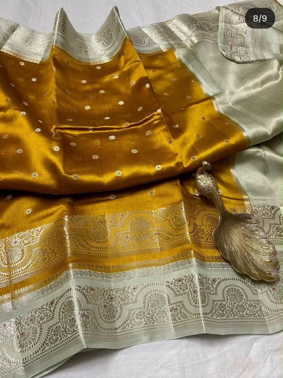Banarasi Semi Katan Silk Sarees