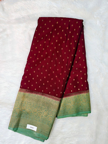 Soft Banarasi Georgette Saree