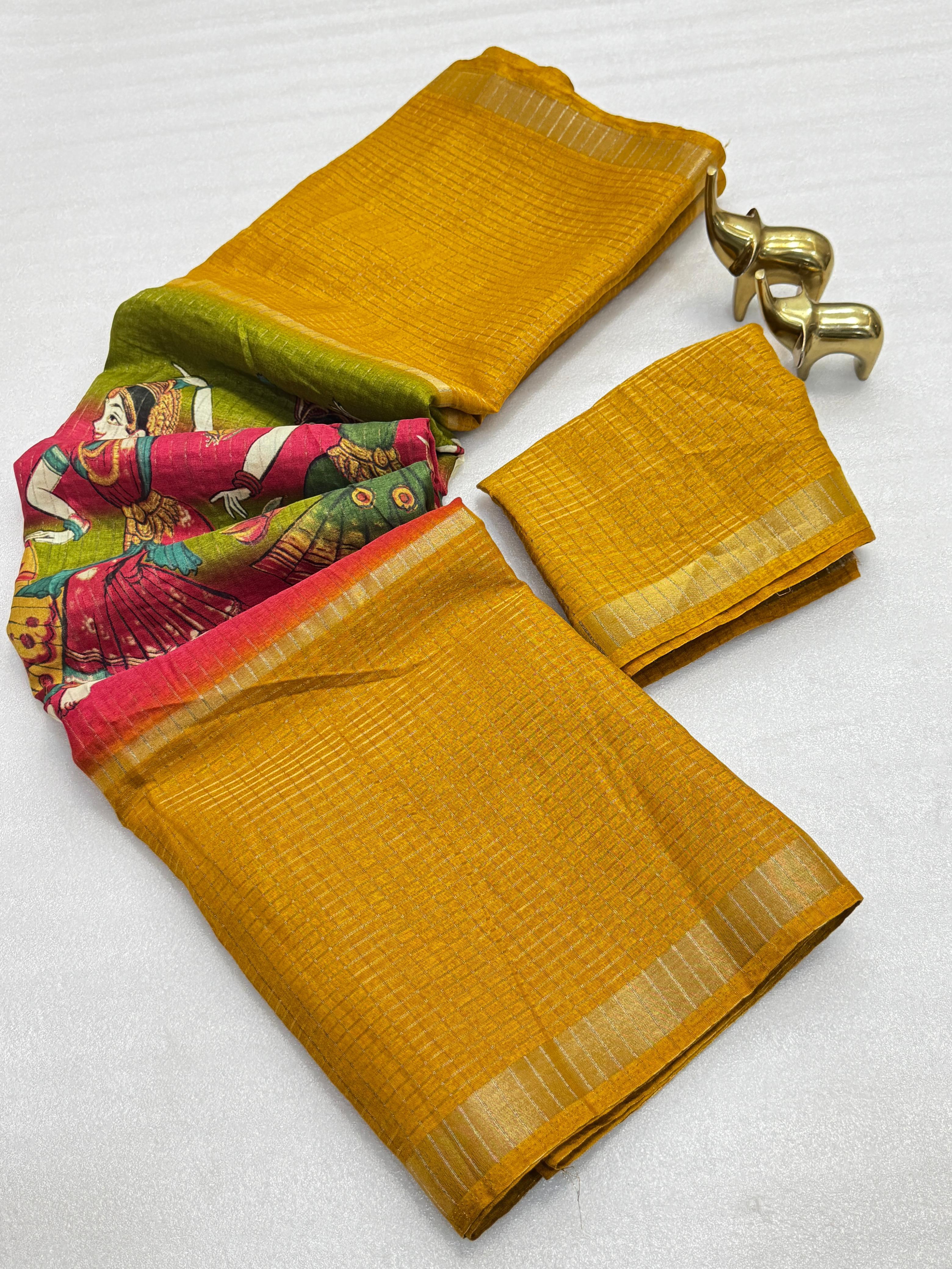 Soft Benny chex saree