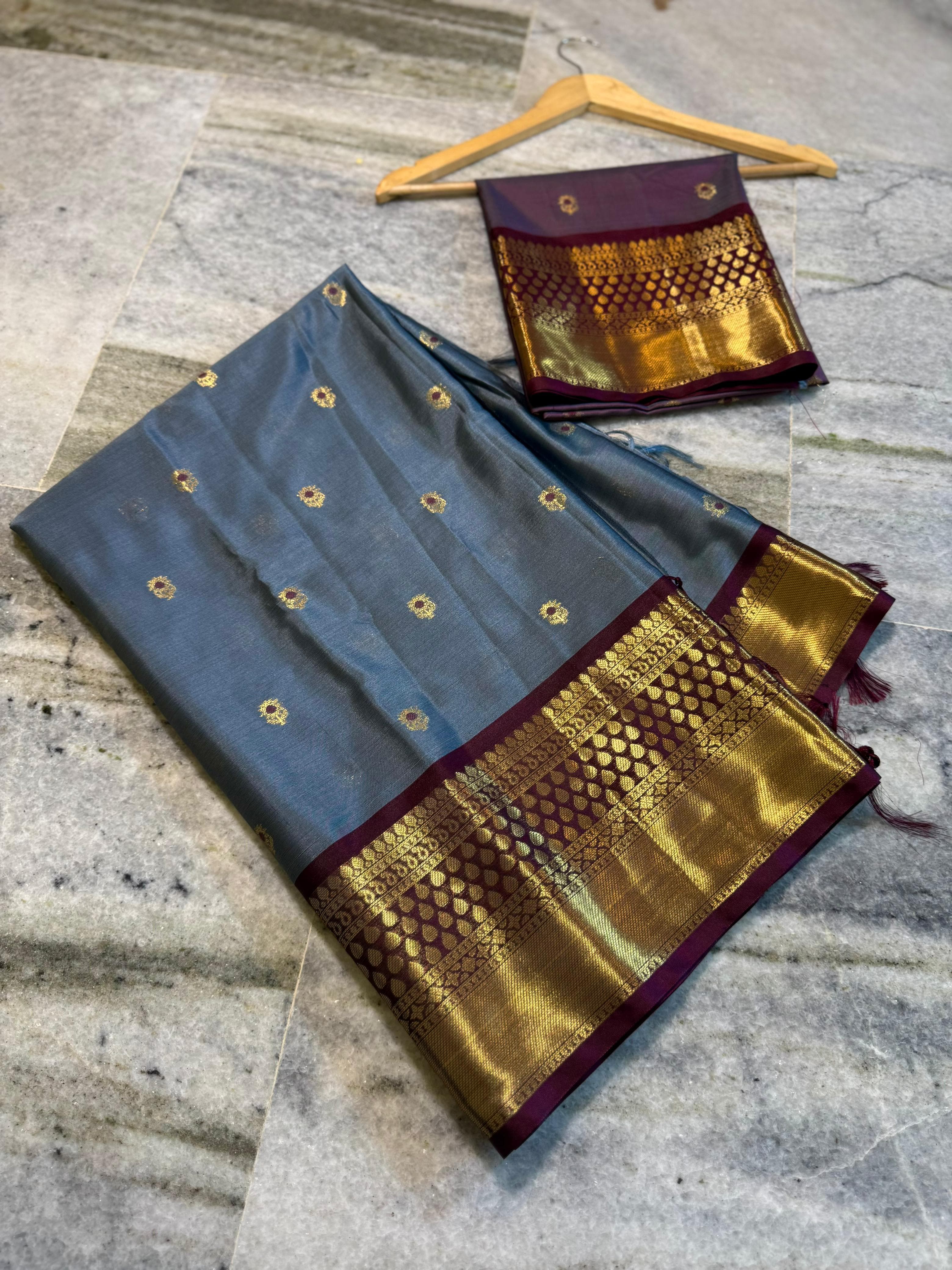 Banarasi Semi Gadwal Pattu Silk Saree