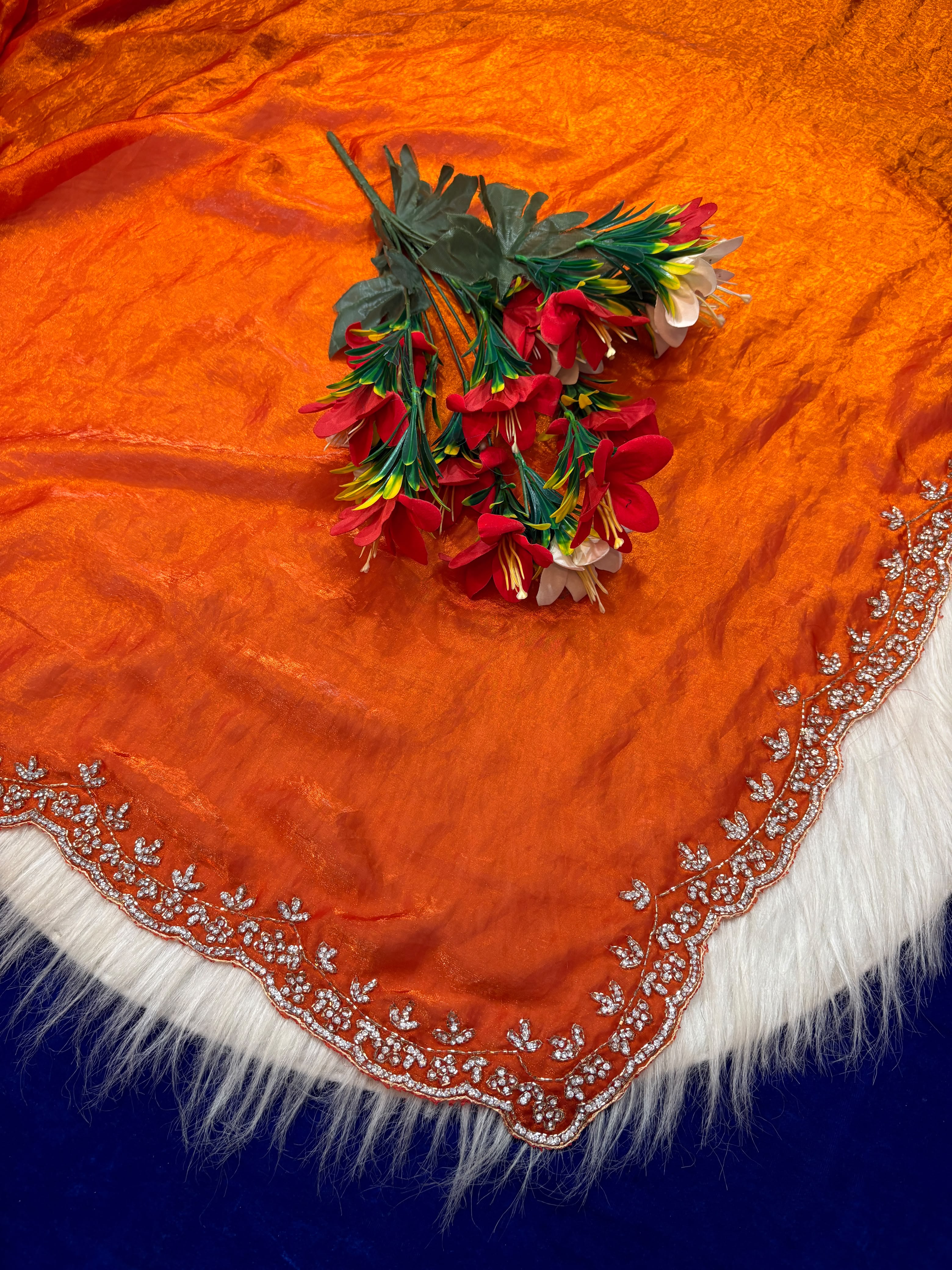 Cocktail Saree with Designer Blouse