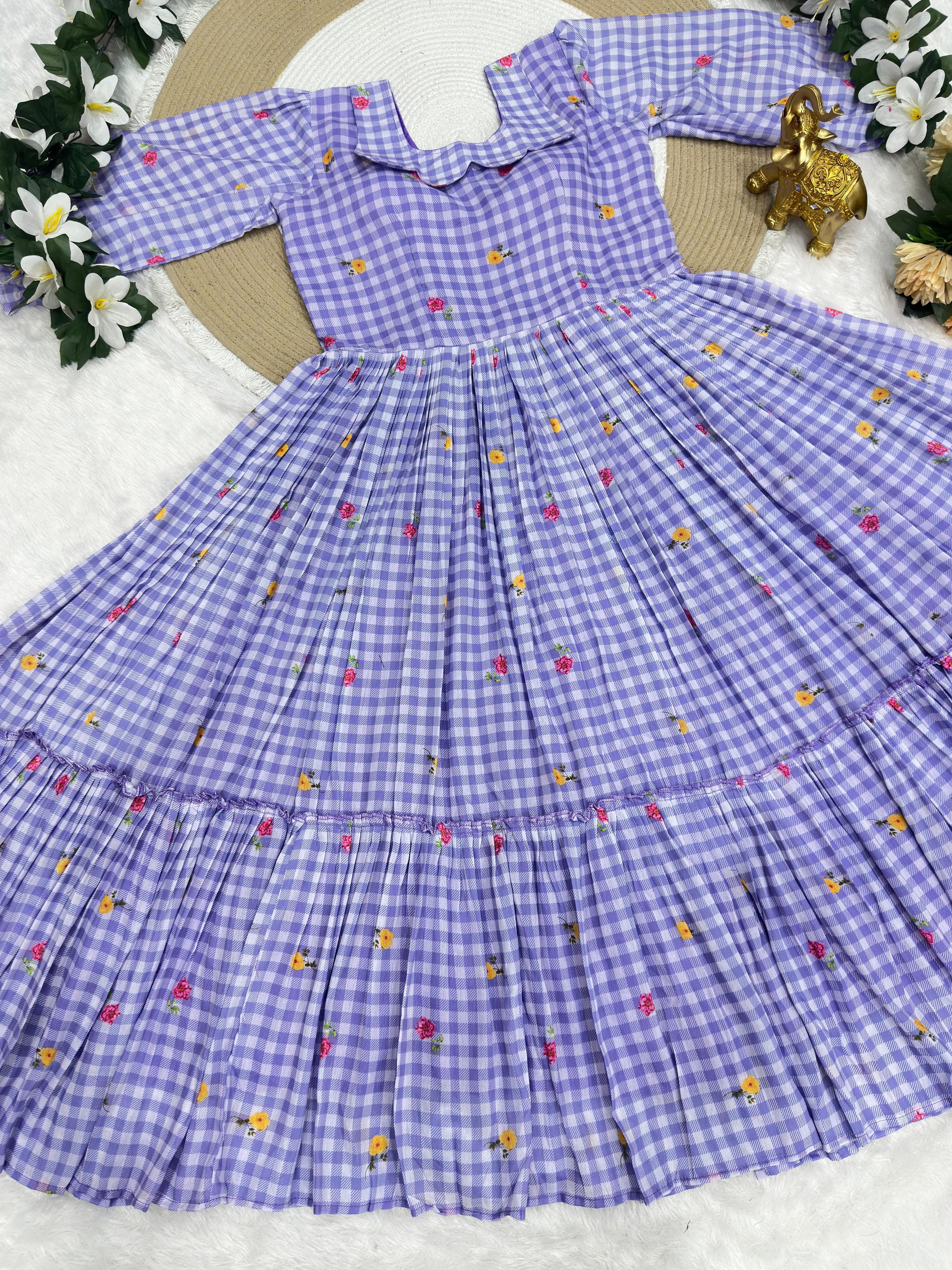 Pure Mul cotton floral frocks