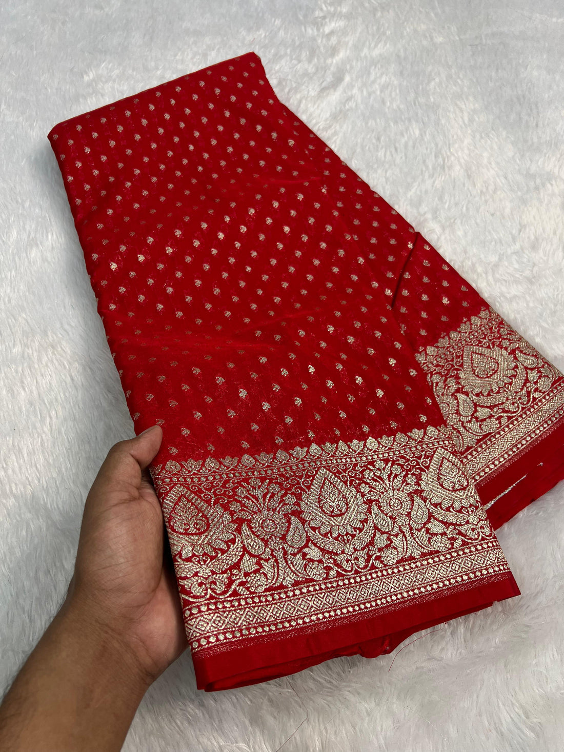 Banarasi Handloom Georgette Saree