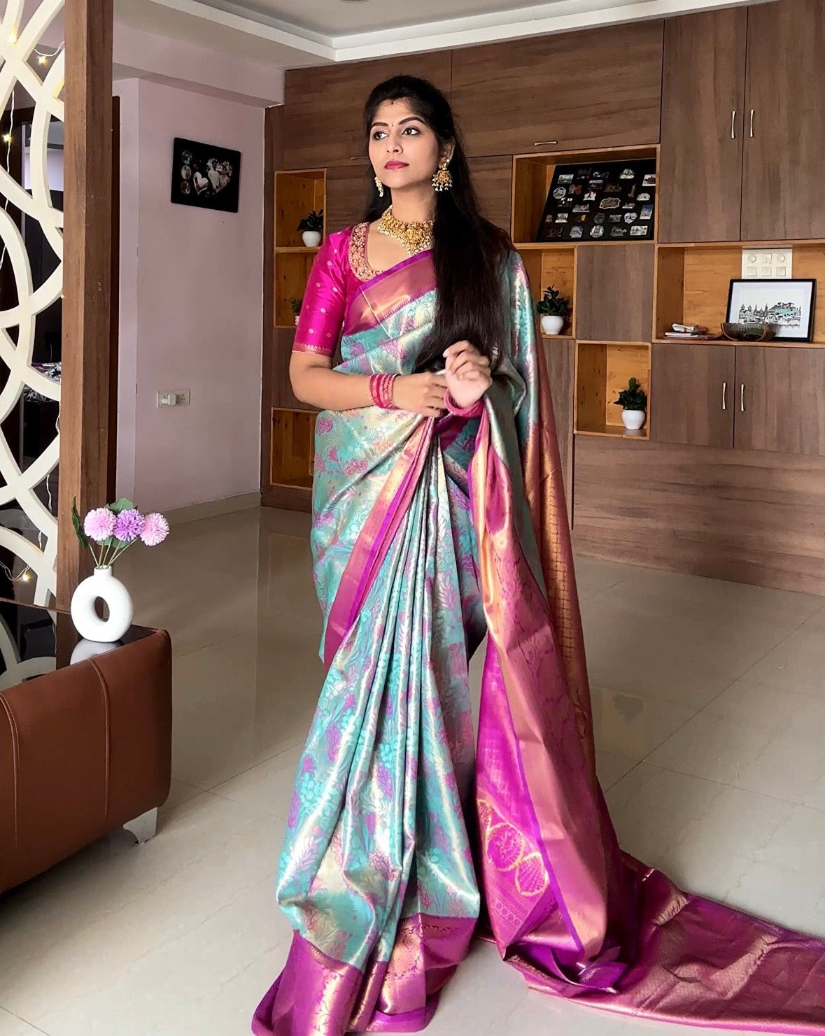 Designer Premium Soft Semi Kanchipattu saree