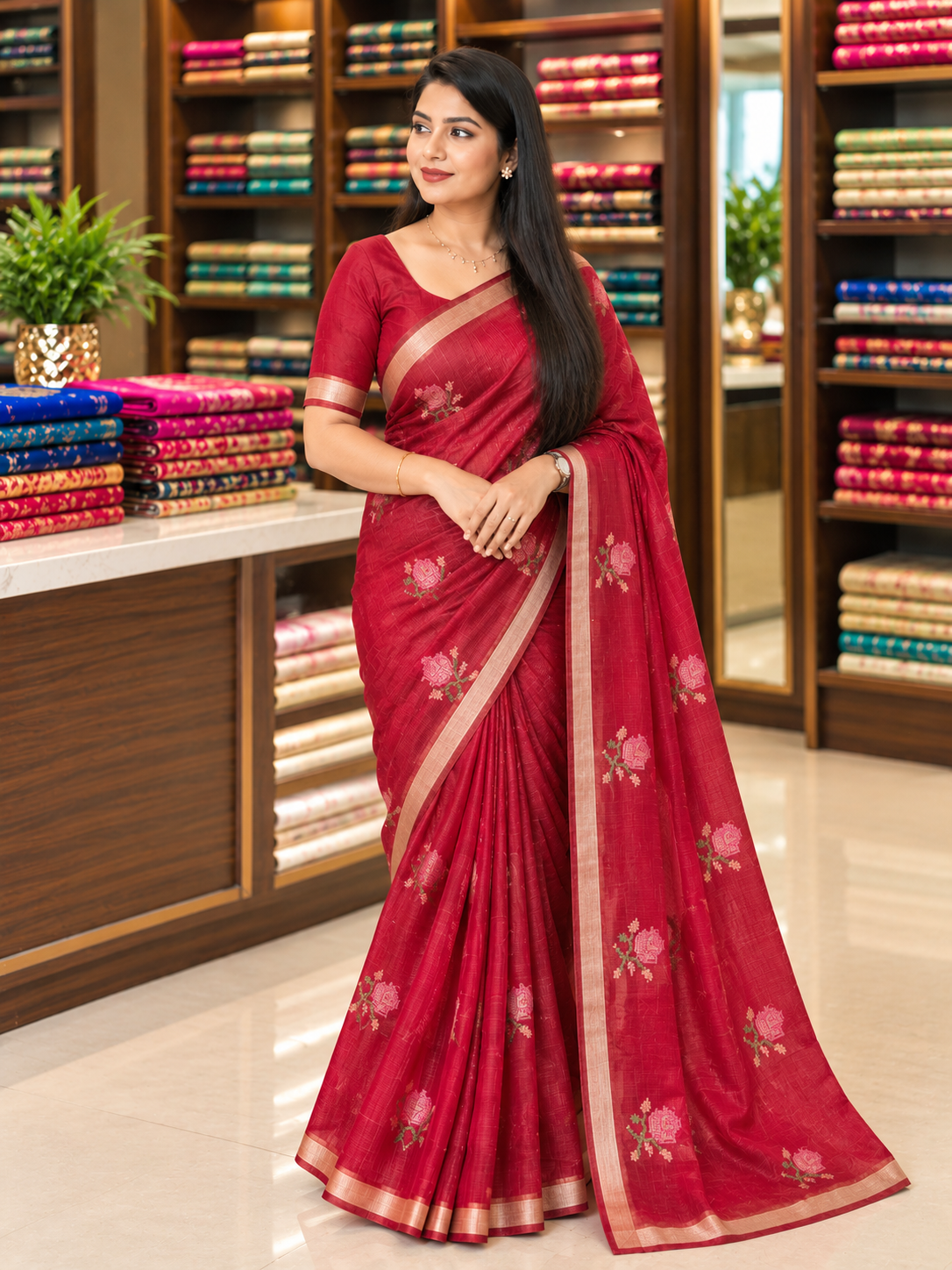 Soft Kota Doriya Silk Sarees