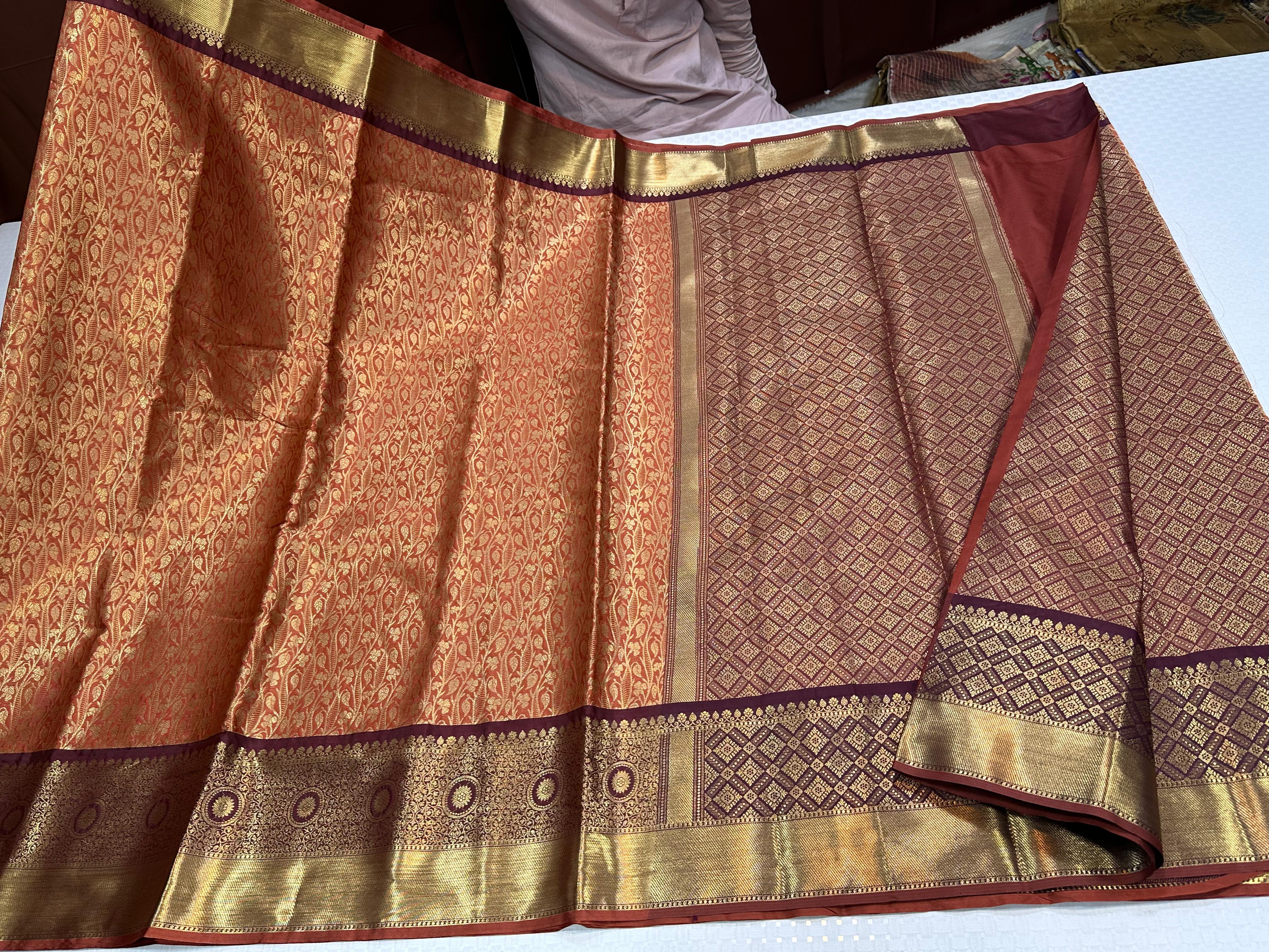 Semi Kanchipattu Saree