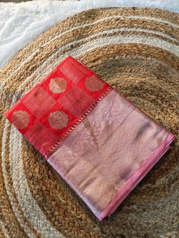 Vintage Banarasi Semi Kanchipattu Sarees