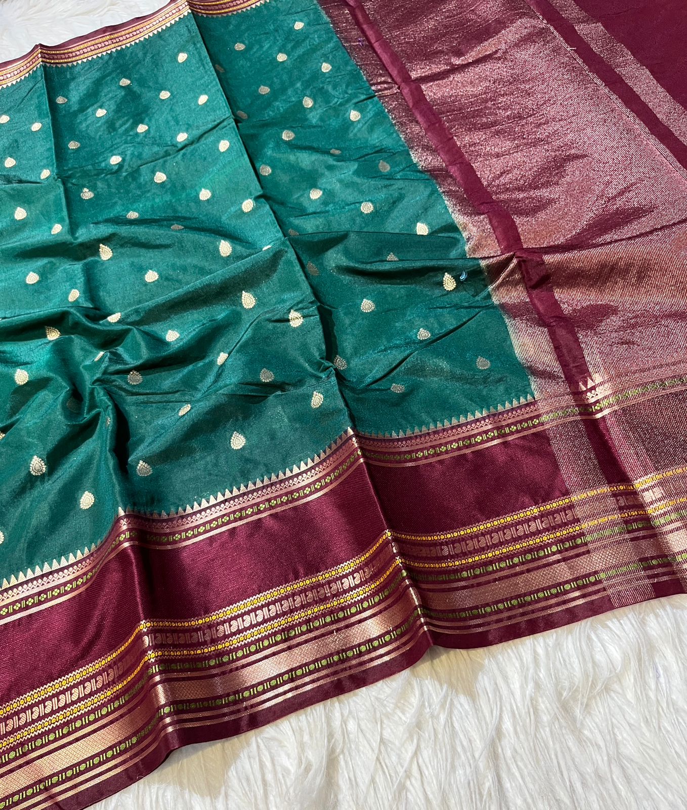 Banarasi Dyble Warm Soft Silk Sarees
