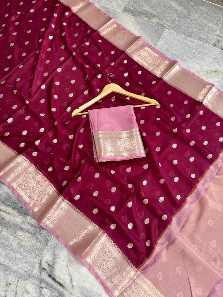 Banarasi soft warm silk saree