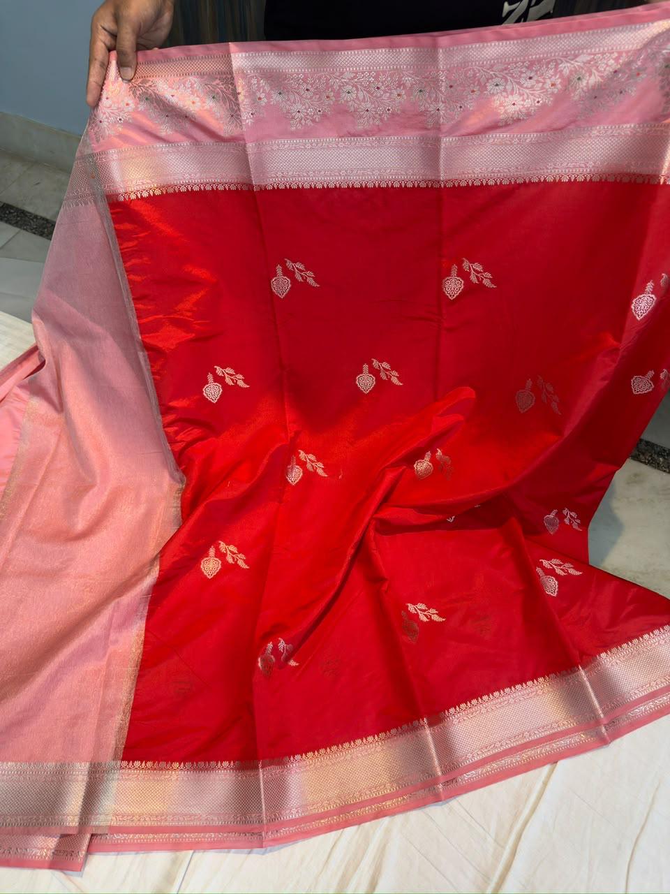 Banarasi Dyble Katan Soft Silk Sarees