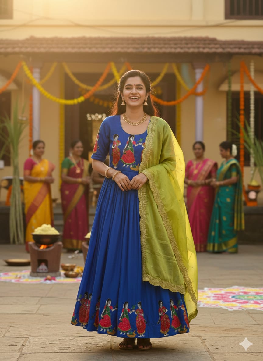 Pongal Special Festive Gowns