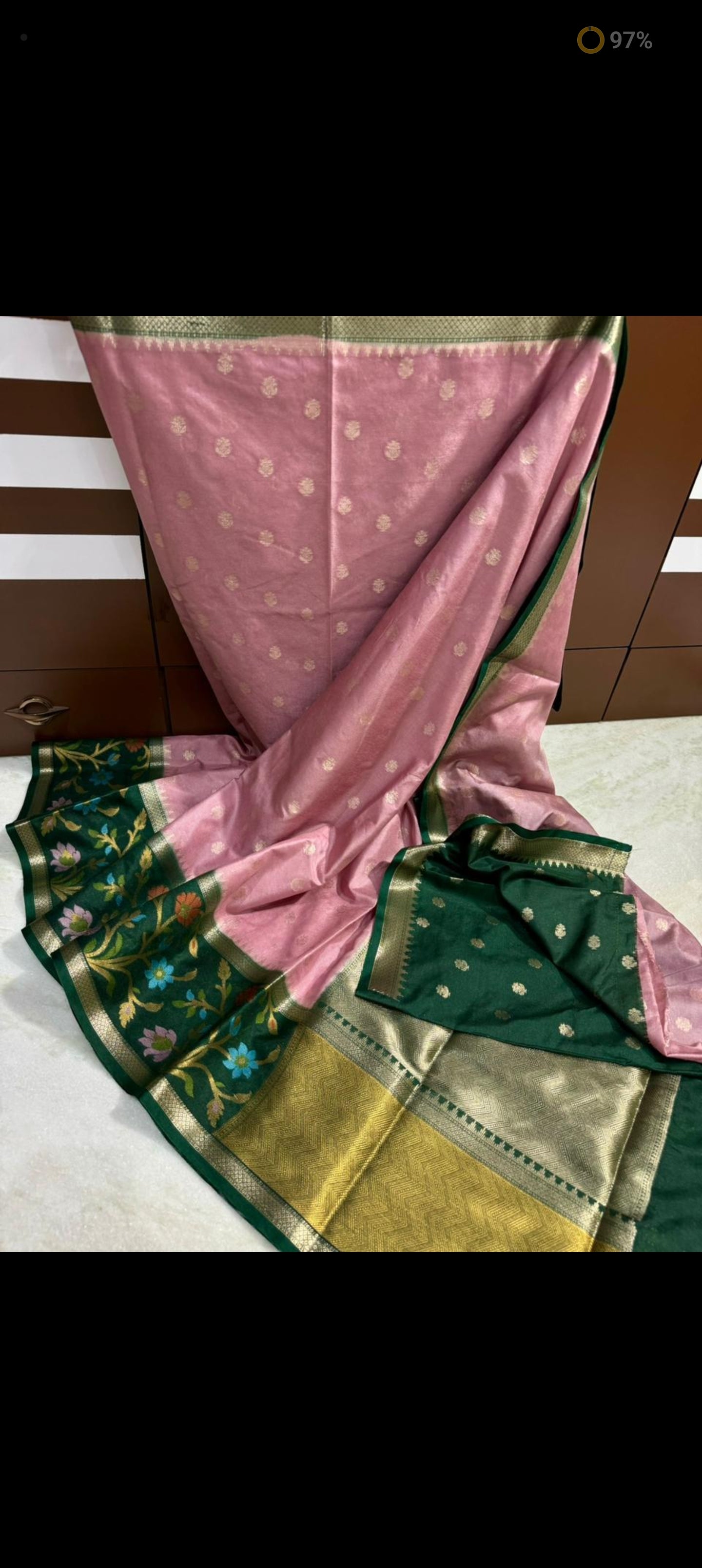 Premium Banarasi Dyble Dupion Soft Silk Sarees