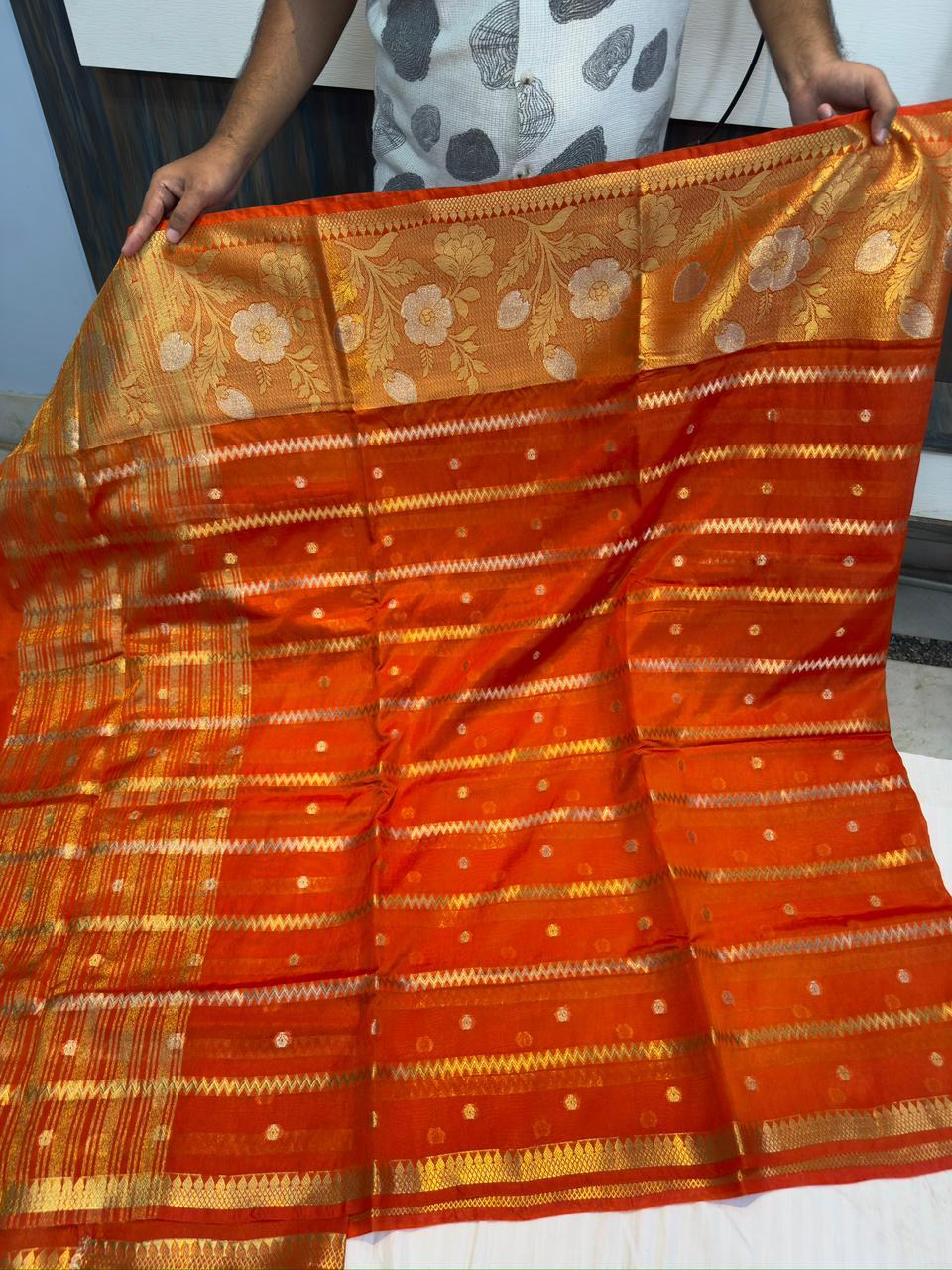 Banarasi Dyble Pure Viscose Soft Silk Sarees