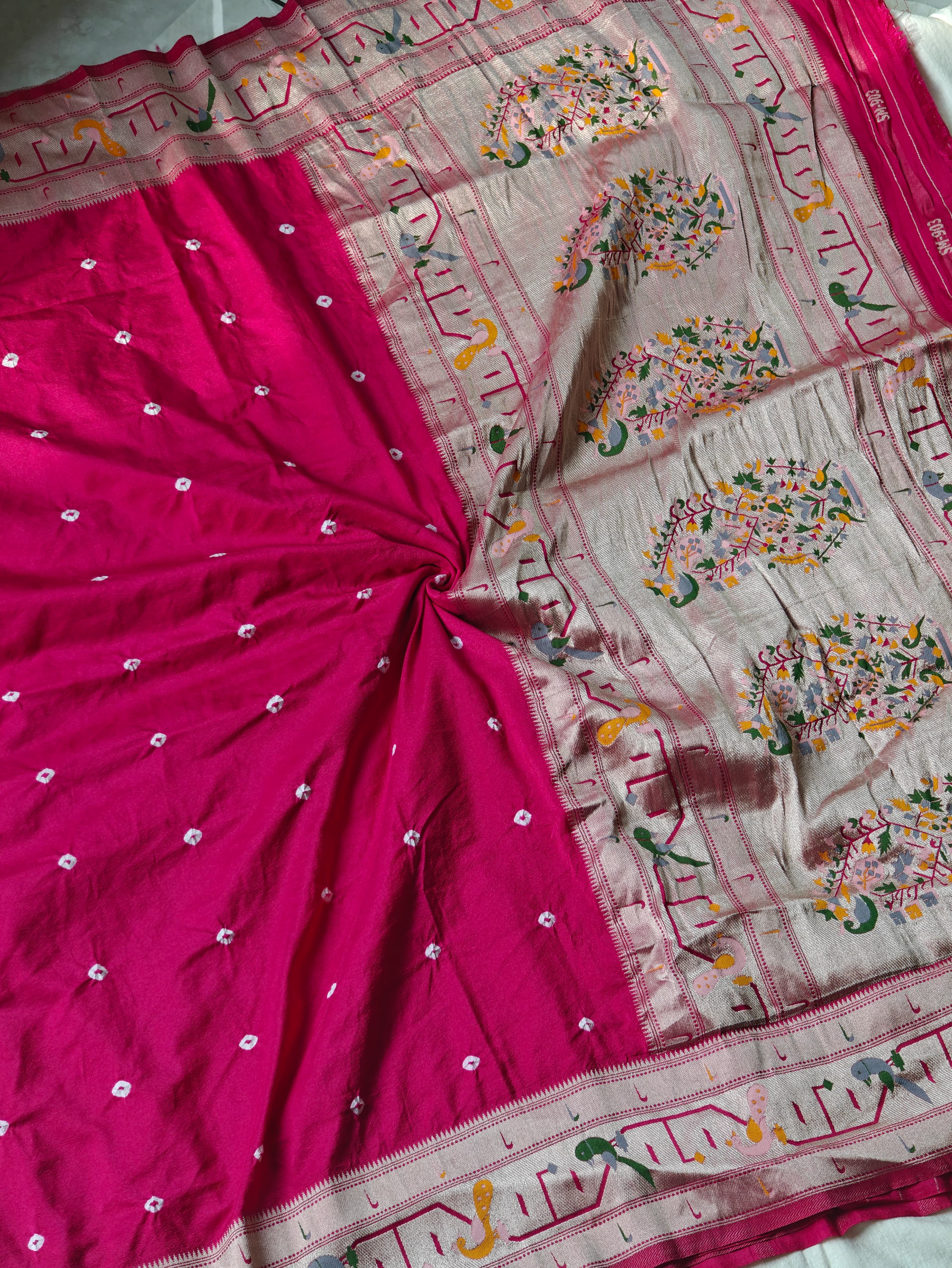 Pure Viscouse Tussar Georgette Sarees