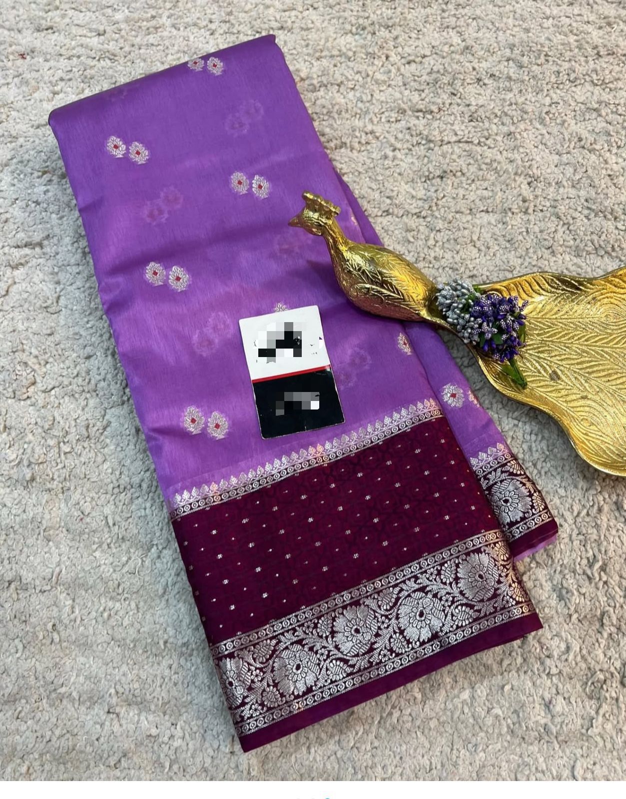 Premium Banarasi Raw Mango Silk Sarees
