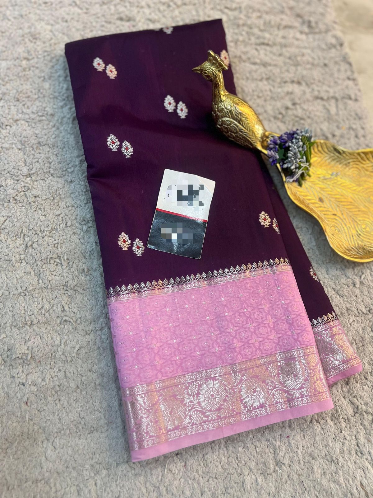 Premium Banarasi Raw Mango Silk Sarees