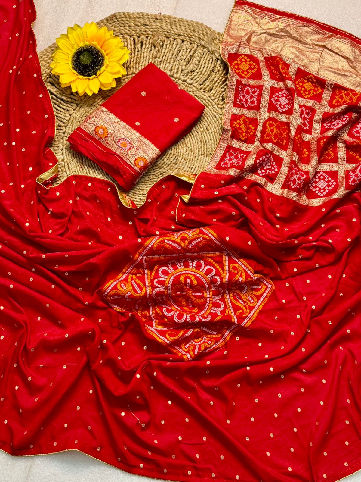 Premium Quality Dola Jaipur Silk Sarees