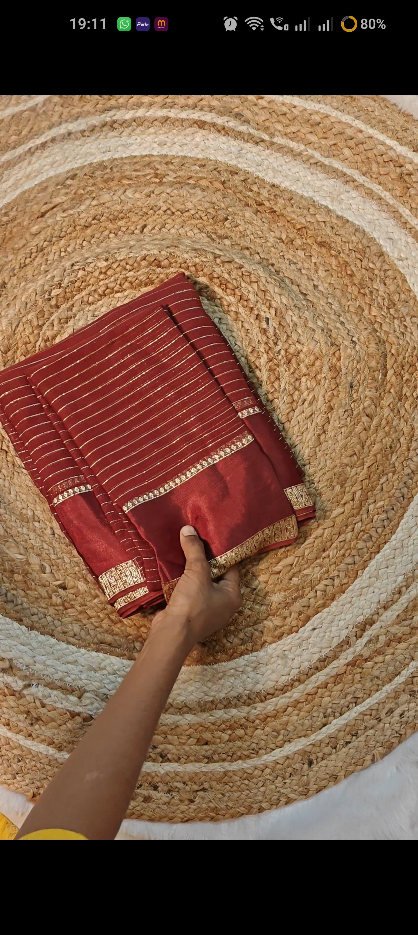 Viscose Georgette Sarees With Running Blouse