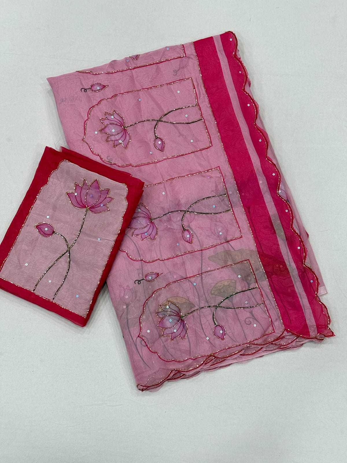 Soft tebby designer sarees