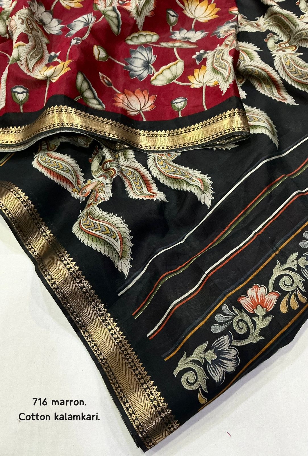 Soft Cotton Style Kalamkari Sarees