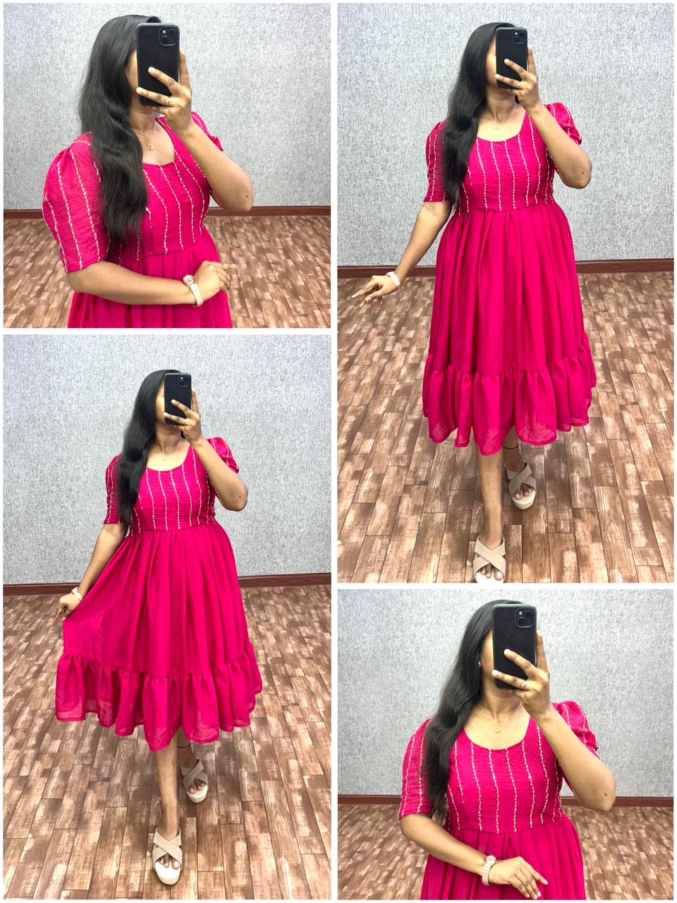 Pure Soft Rangoli Crush Silk Maxi