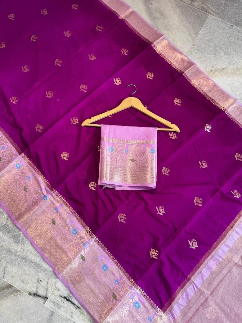Banarasi Soft Dupion Silk Sarees