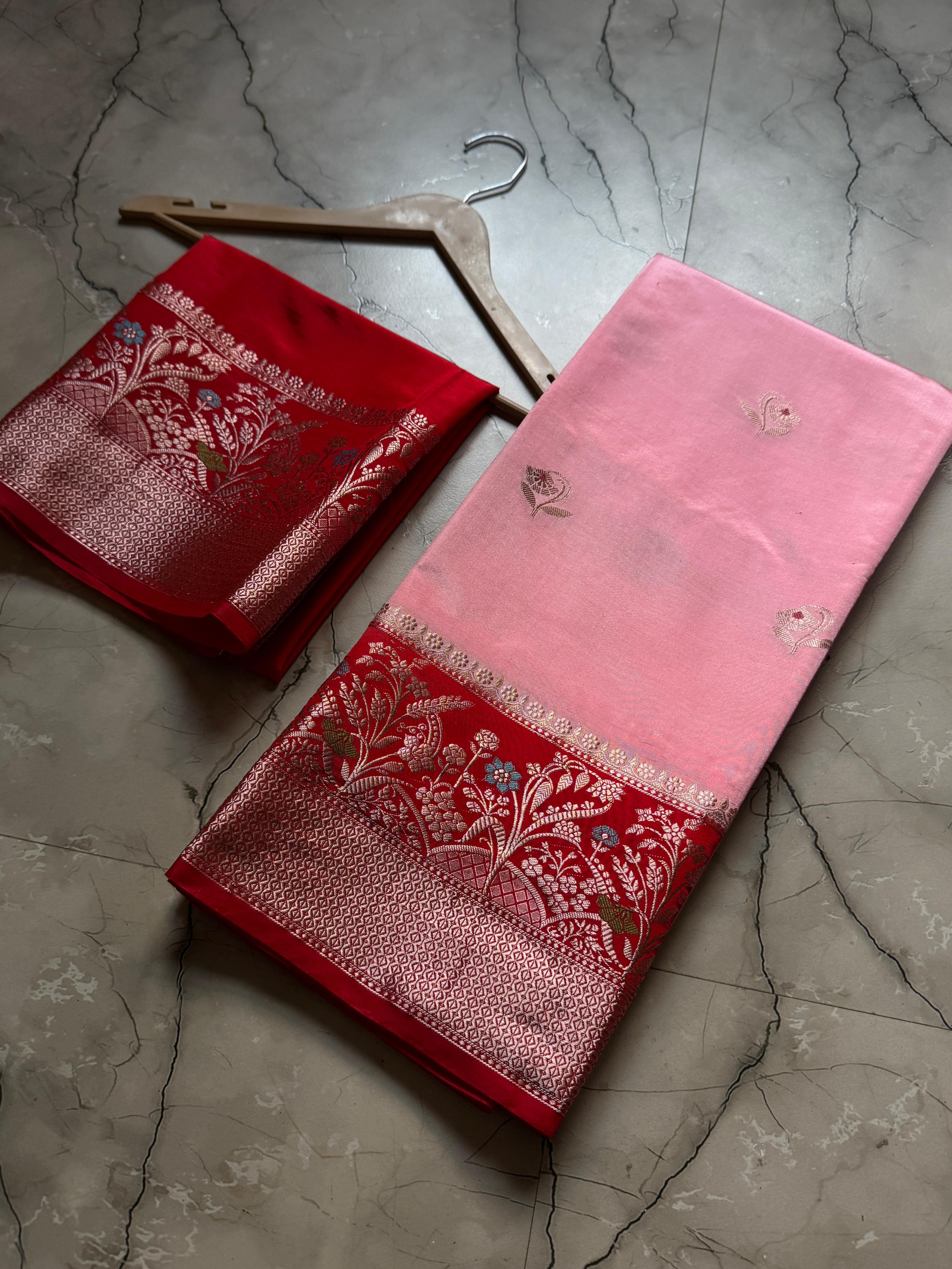 Banarasi Semi Katan Soft Silk Sarees