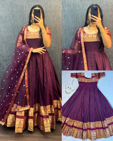 Festive Special Gowns with Duppata