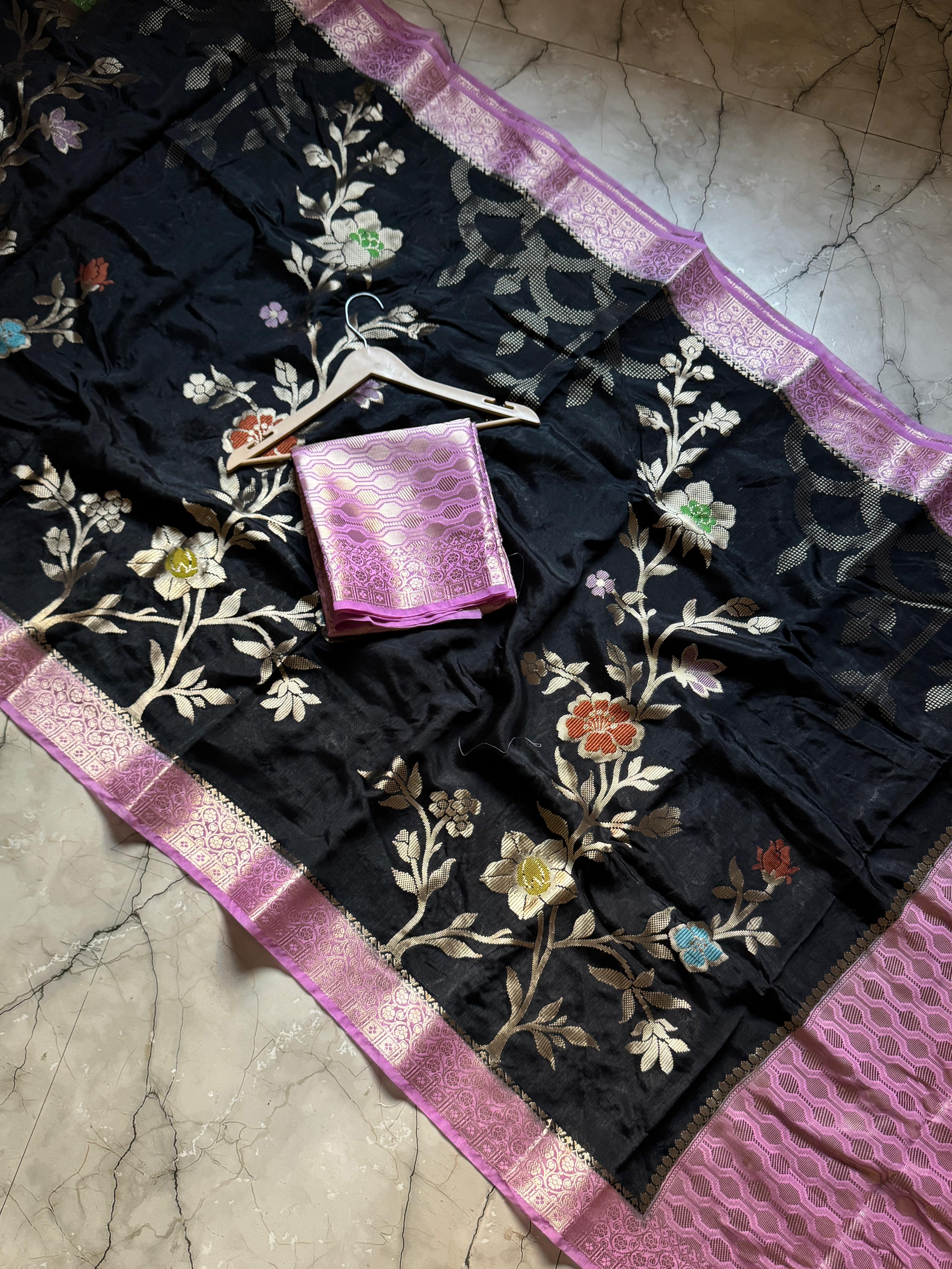 Premium Banarasi Chiniya Silk Sarees