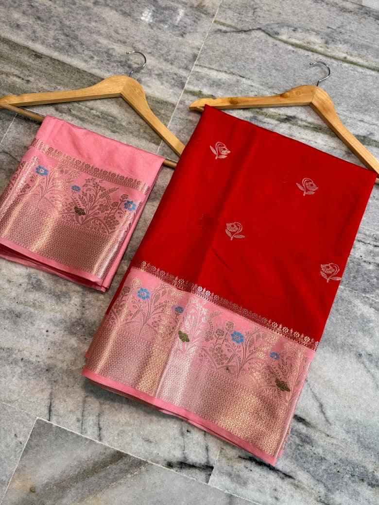Banarasi Soft Dupion Silk Sarees
