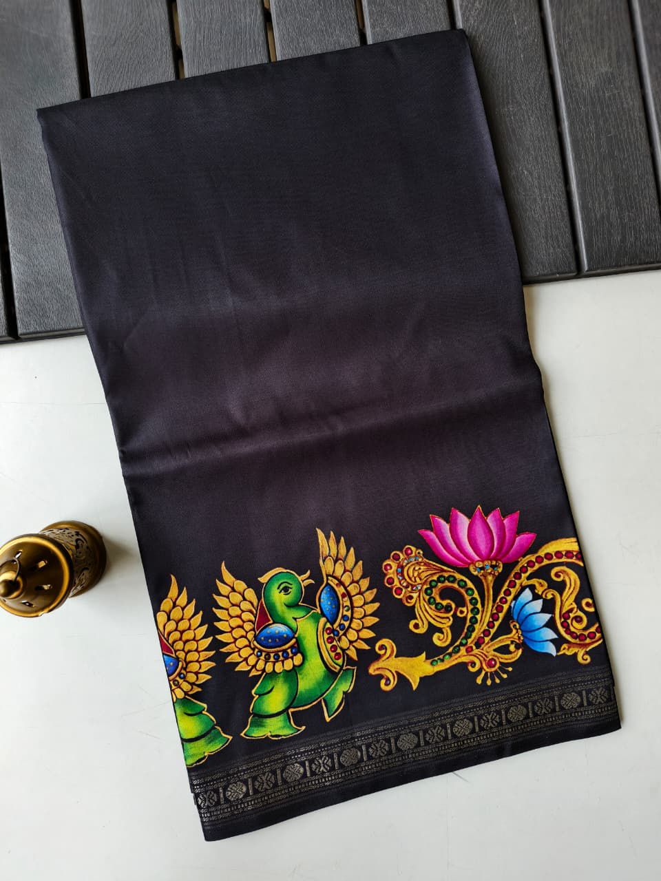 Tanjaore Soft Silk Sarees
