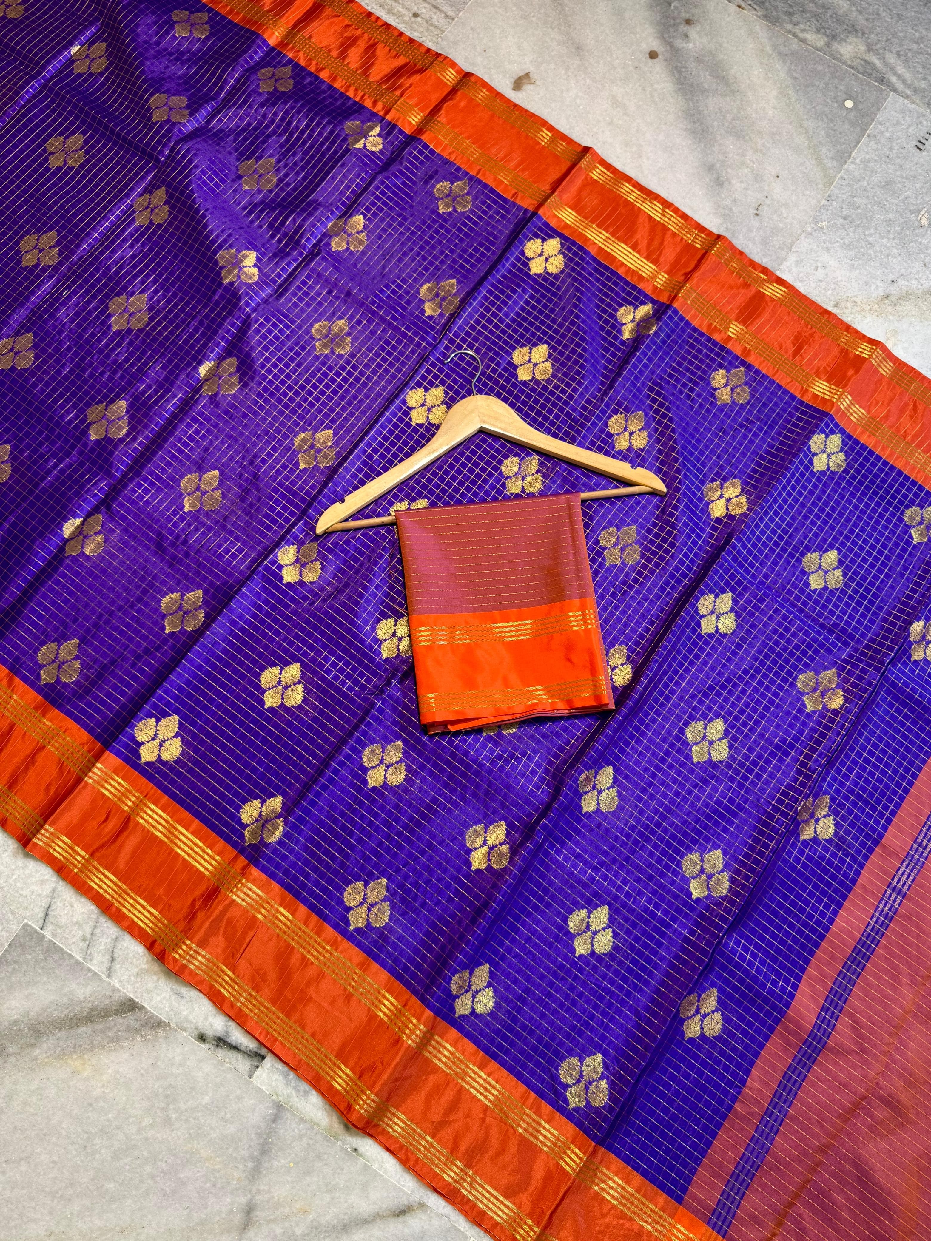 Banarasi Semi katan Soft Silk Sarees