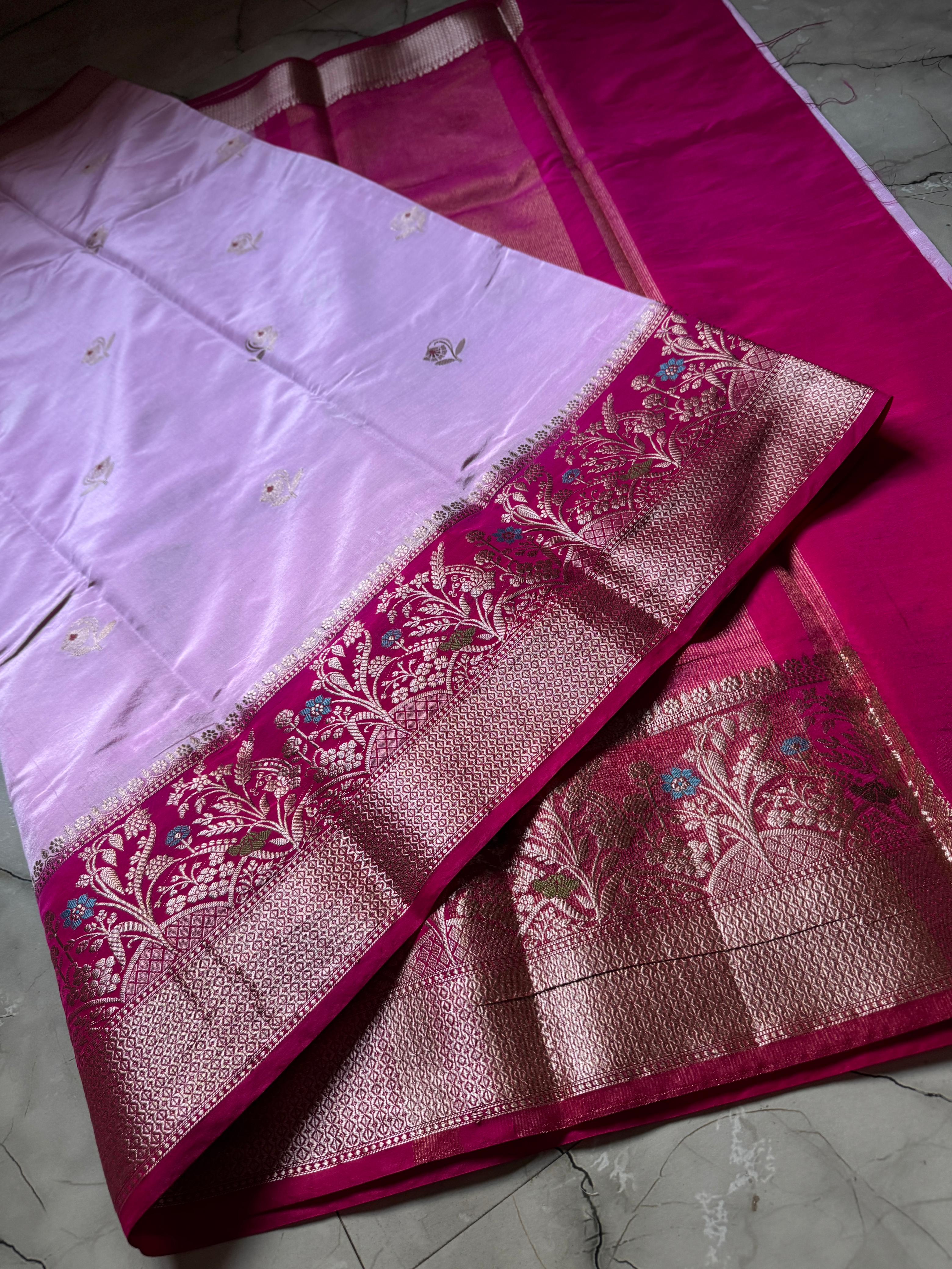 Banarasi Semi Katan Soft Silk Sarees
