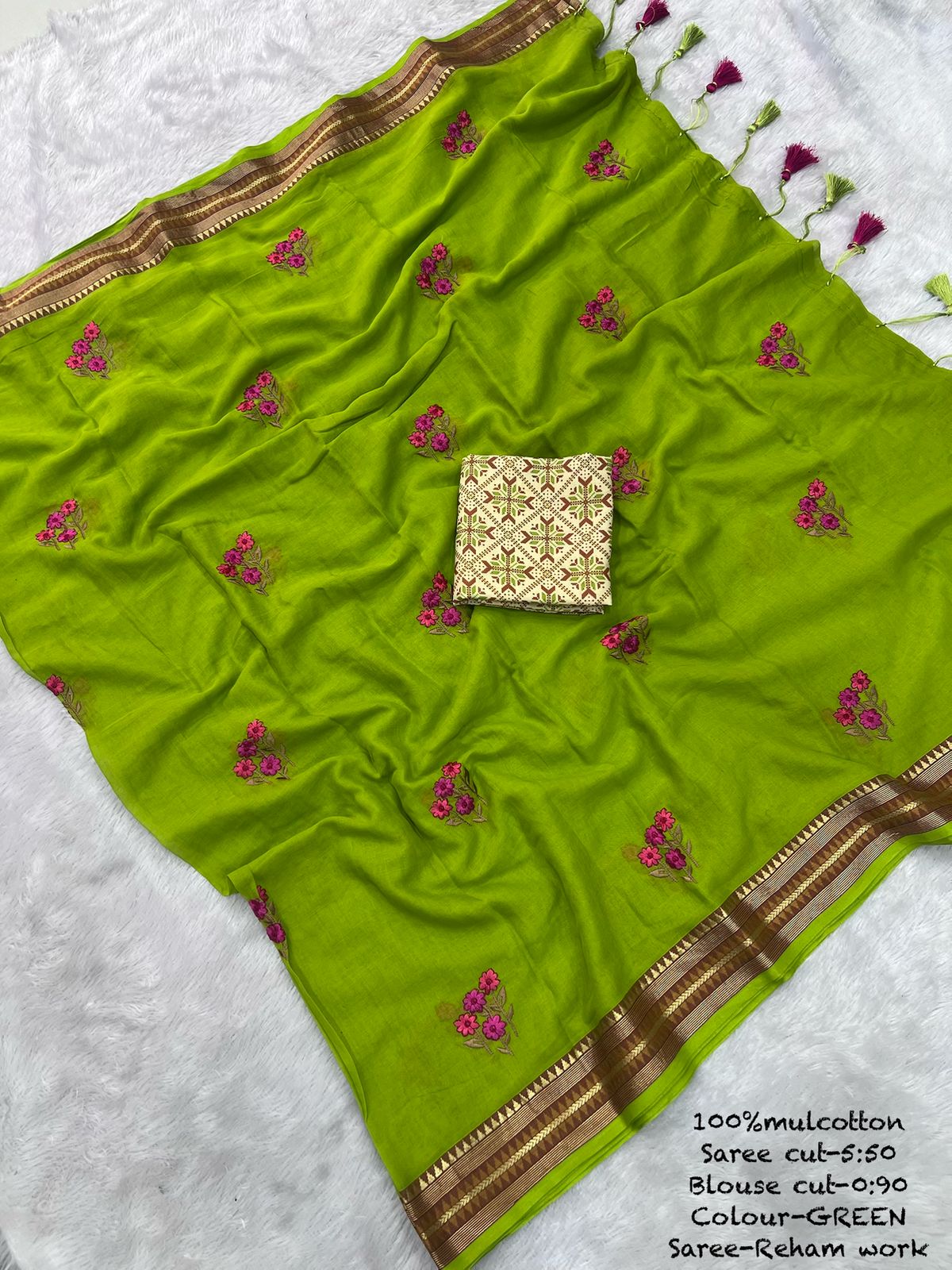 Premium Mul cotton Sarees